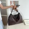Lightweight Large Capacity Faux Leather Multipurpose Storage Bag for Daily Use