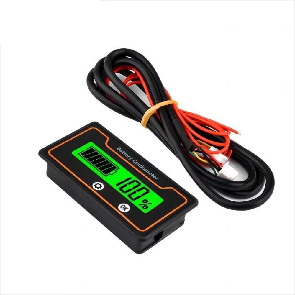 9-120V Battery Capacity Indicator LED Digital Battery Power Gauge  Lithium Battery