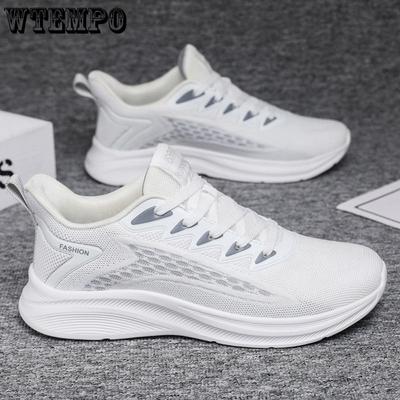 Męskie letnie trampki Oddychająca siateczka Lekkie buty sportowe Antypoślizgowe buty na co dzień z miękkim dnem Amortyzujące buty do biegania