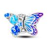 925 Silver Charms Glow-in-the-dark Bulb Firefly Pendant Dangle Charm Fit Fashion Style Bracelet Pendent Women Jewelry
