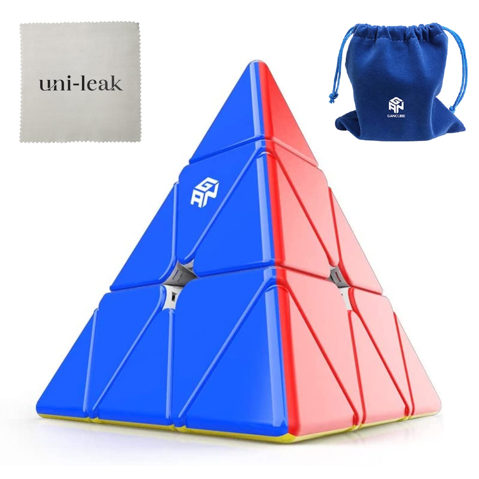 

bag and cloth GAN Pyraminx Standard Triangle Pyraminx Triangle Pyramid GANCUBE [Dedicated included]