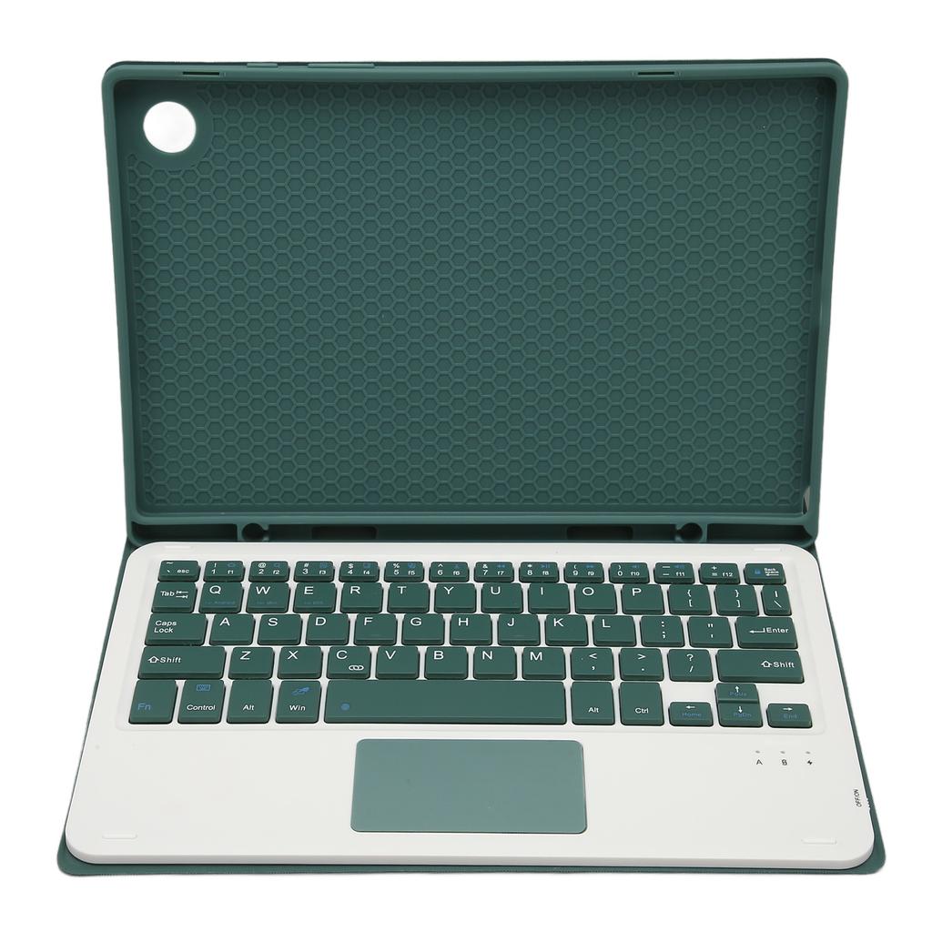 Tablet Keyboard Case for Galaxy Tab A8 10.5in 2022 Detachable Wireless Bluetooth Tablet Keyboard TPU Case Dark Green