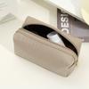 Fashion Waterproof PU Leather Makeup Bag Women  Cosmetic Pouch Crocodile Embossed Pattern Travel Storage Organizer with Zipper