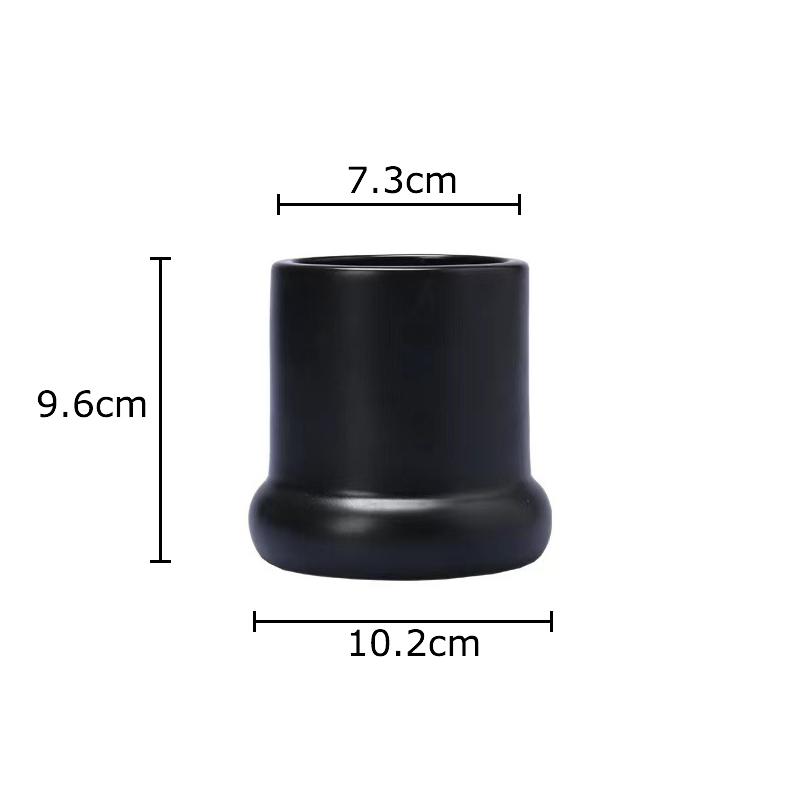 Minimalism Ceramic Candle Holder Cylinder Candlestick Desk Decoration Wax Melt Burner Aroma Diffuser Home Aroma Container