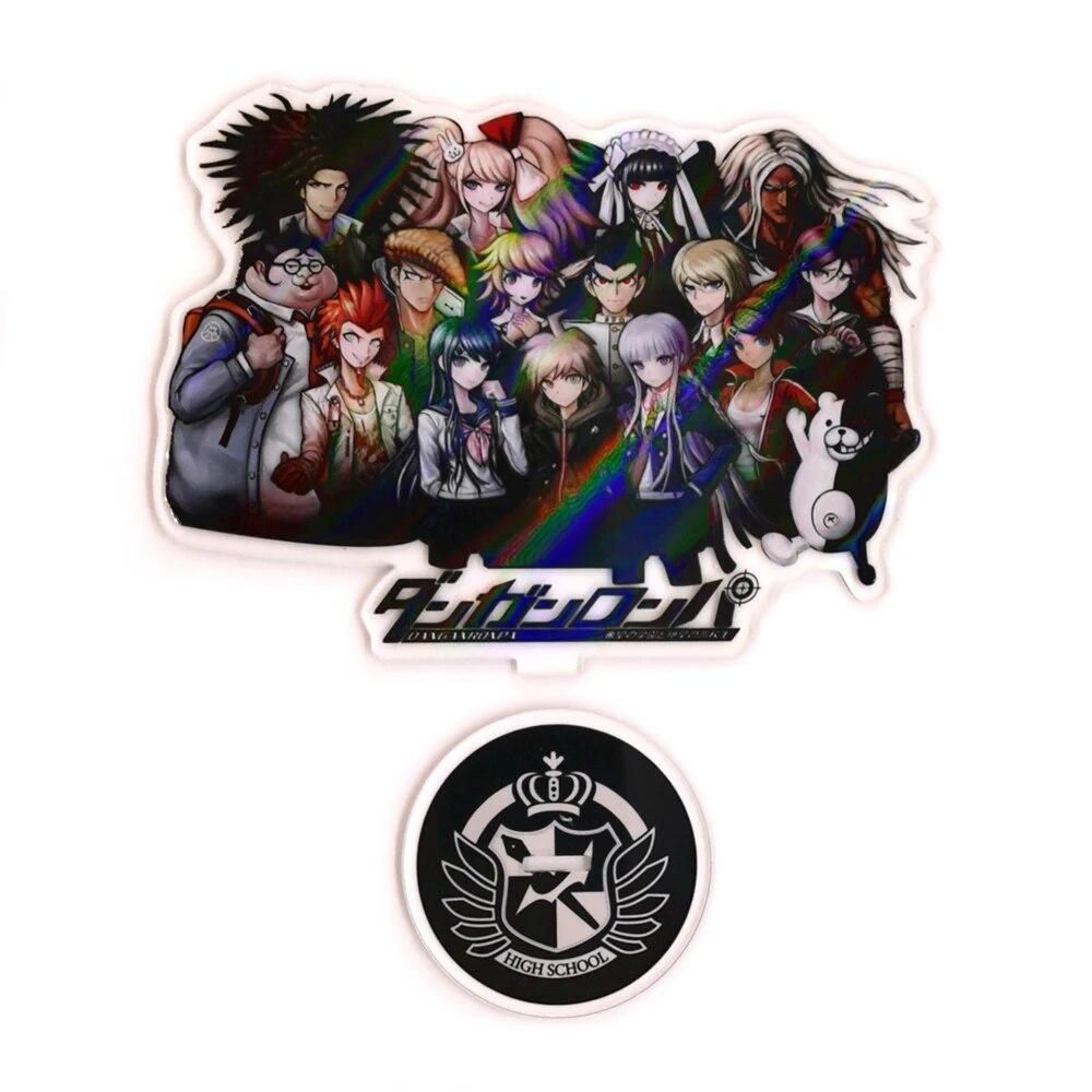 Danganronpa 1 Group Monokuma Makoto Kirigiri Maizono Celestia Togami Junko Chihiro Sakura Kiyotaka GM Acrylic Stand Standee Toy Figure