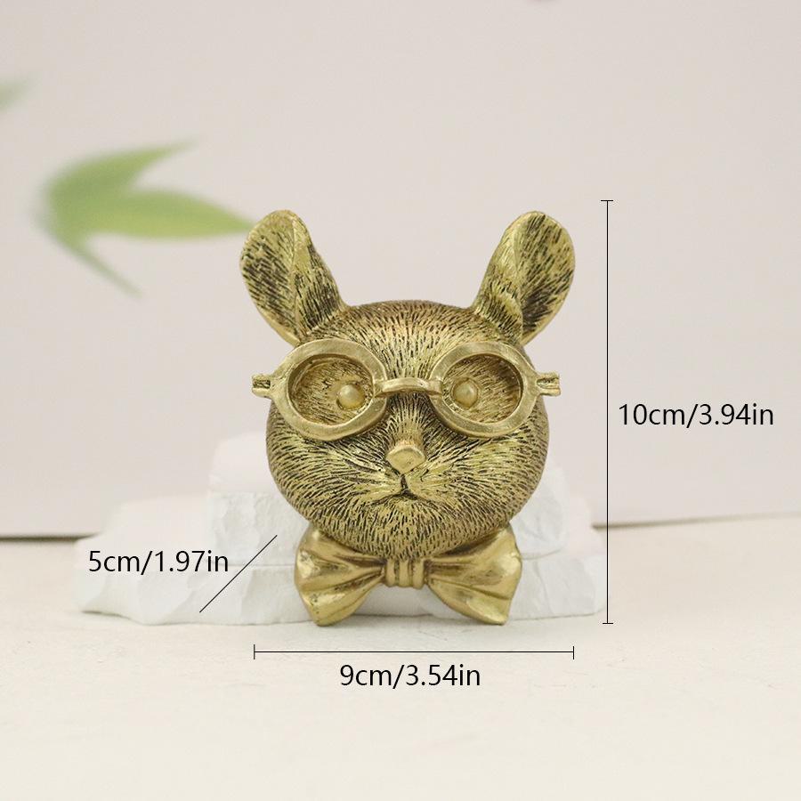 Imitation Copper Animal Pendant - Resin Wall Decor for Home, Restaurant, Bedroom, or Living Room