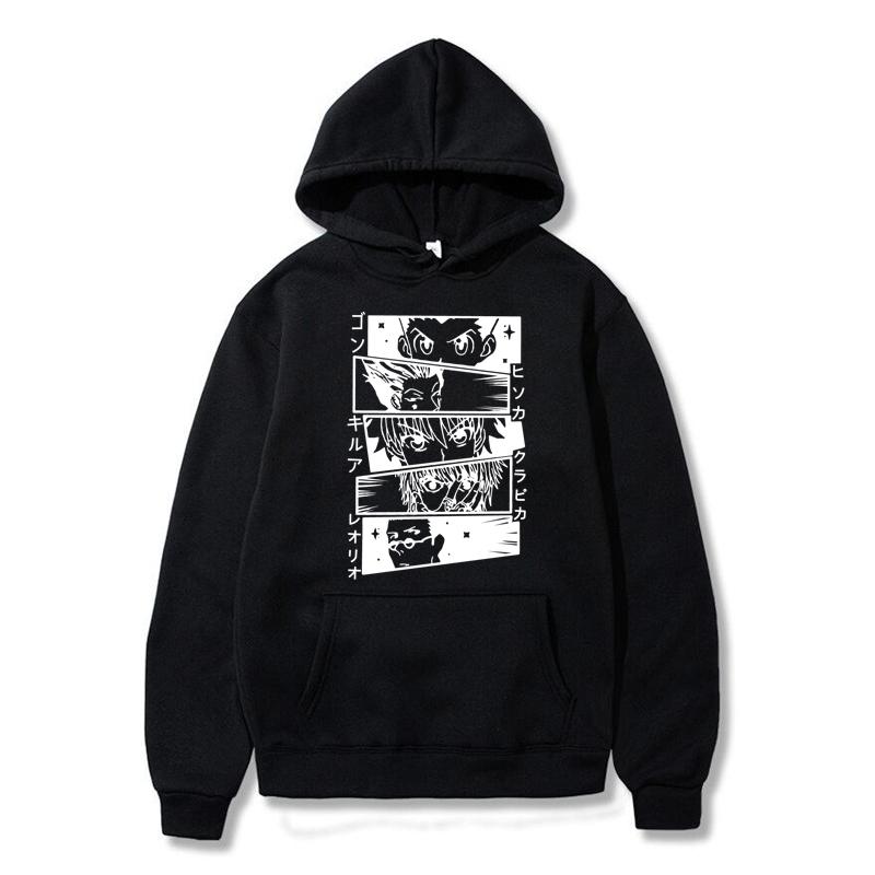 Hunter X Hunter Hoodies Anime Unisexga HxH Killua Print Streetwear Unisex Women Casual Fashion Oversized Sweatshirts Hoodie Tracksuits