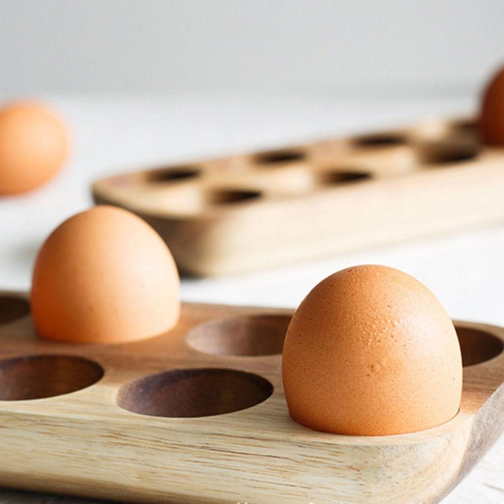 Japanese-style Egg Tray 4/6/12 Holes Egg Plate Household Egg Storage Rack  Tabletop
