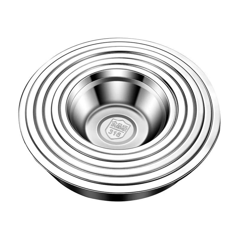 

Wutuo 304 Stainless Steel Thick Deep Soup Bowl