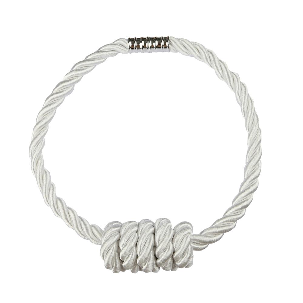 1 Stück Vorhang-Raffhalter Magnetischer Clip Schnalle Seilgeflecht Hängende Kugel Vorhänge Halter Klemme Vorhanghalter Zubehör Cortinas