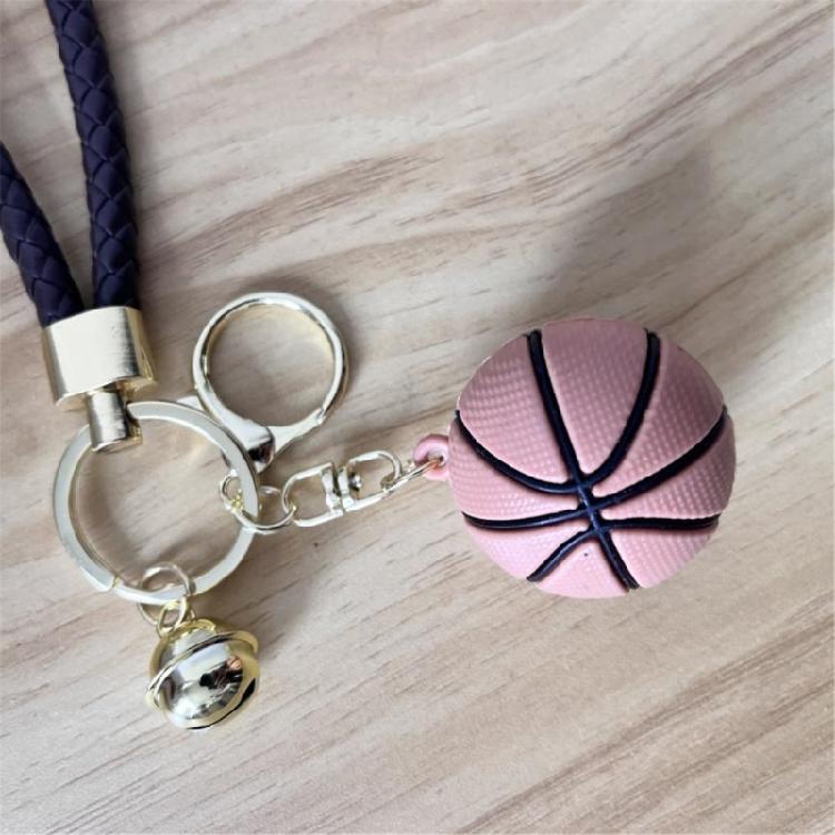 Basketball Bells Charm Keychains Simple Hangings Ornaments Pendant Keyring