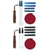 Piano Tuner Tuning Kit for w/ Rubber Mutes Tuning Wrench Set 8PCS for Professional Sparetime Hobbyist DIY Piano Tuning T