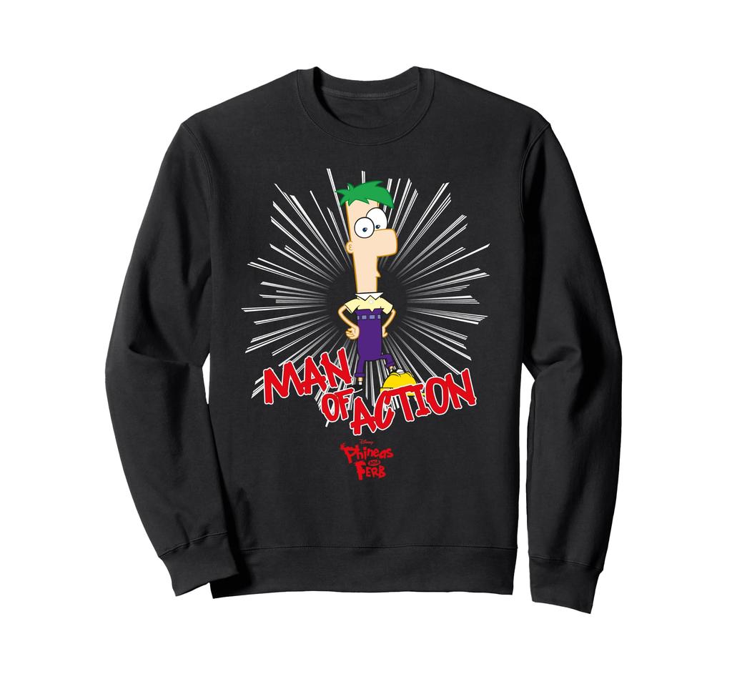 Disney Phineas and Ferb Man of Action Sweatshirt