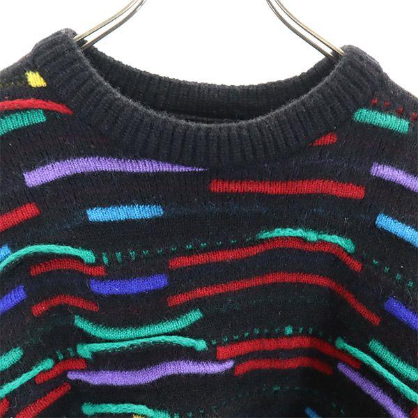 COOGI 90s Old 3D Overall handle Long sleeve wool sweater M knit Men's Used