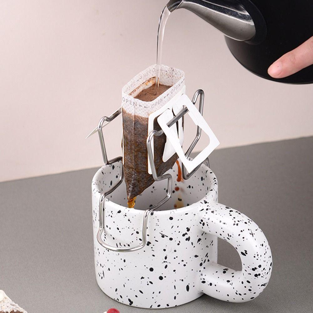 Držák kávového dripperu z nerezové oceli 304 Univerzální košíky na kávový dripper Polička na kávové filtry