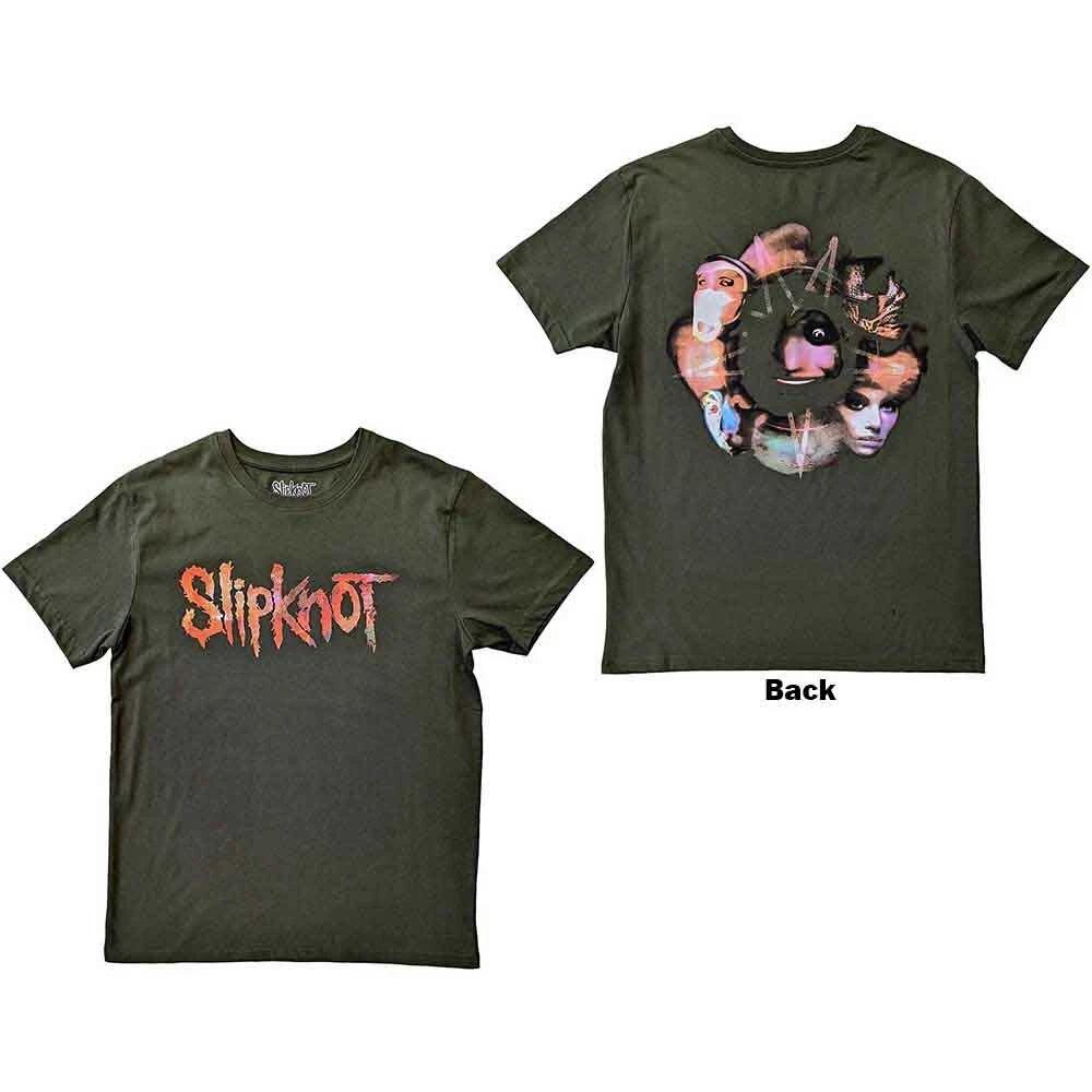 Slipknot Unisex T-Shirt: Adderall (Back Print) (Small) 2XL