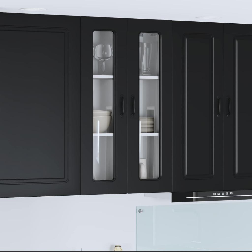 Dishwasher Front Panel Kalmar Black 60 x 31 x 100 cm