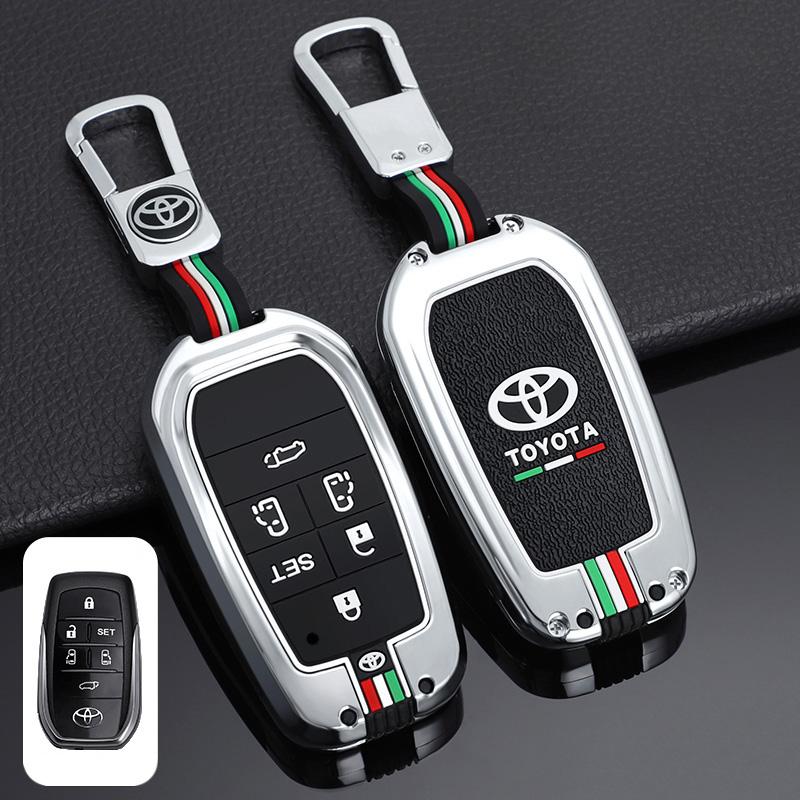 Car Remote Key Cover Case Shell For Toyota RAV4 Highland Coralla Hilux Fortuner Land Cruiser Camry Crown Keychain Accessories