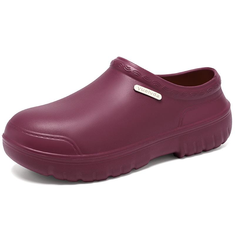 

Белая задняя кухонная рабочая обувь водонепроницаемая обувь летняя профессиональная нескользящая обувь шеф-повара больничная операционная обувь для медсестер 44/45