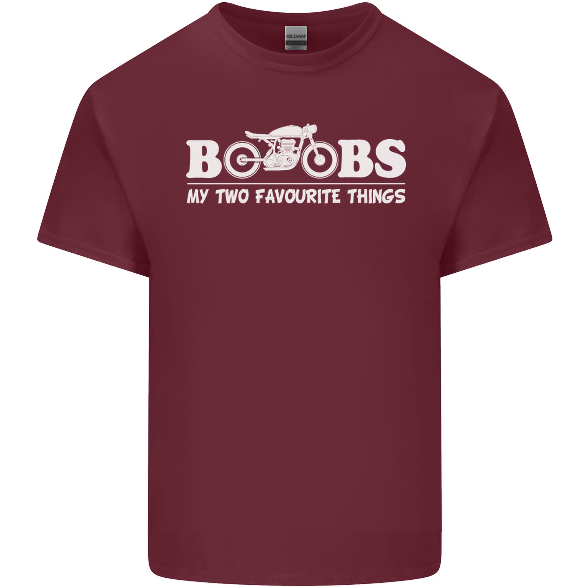 Boobs Bikes Funny Biker Motorcycle Unisexs Light Cotton TShirt S