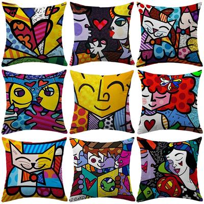 Lussuoso Copricuscino per Divano B-Britto Federe Coprifedera Cuscino Quadrato Tessile per la Casa Dakimakura Regalo di Matrimonio