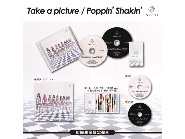[CD+DVD] Take a picture/Poppin' Shakin' Ltd/ed. Type A with Card NiziU ESCL-5513