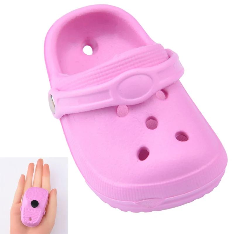 2Pcs Colorful Shoe Decoration Cute Mini Shoes Charms Adult Kids DIY Detachable Shoe Buckle Shoe Accessories