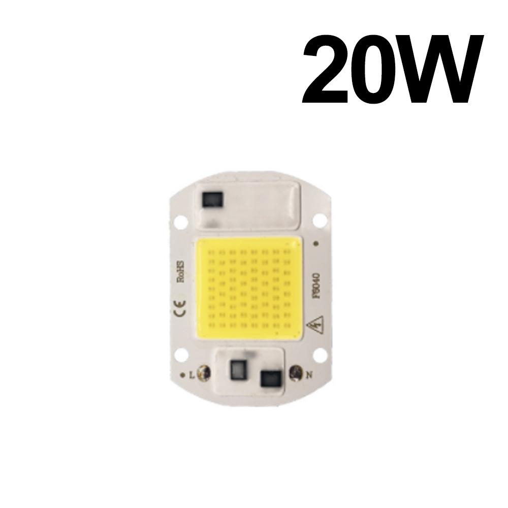 COB LED Lamp 20W 30W 50W AC 220V 230V 240V Smart IC No Need Driver DIY Chip LED Bulb Flood Lights Spotlight Floodlight Chip