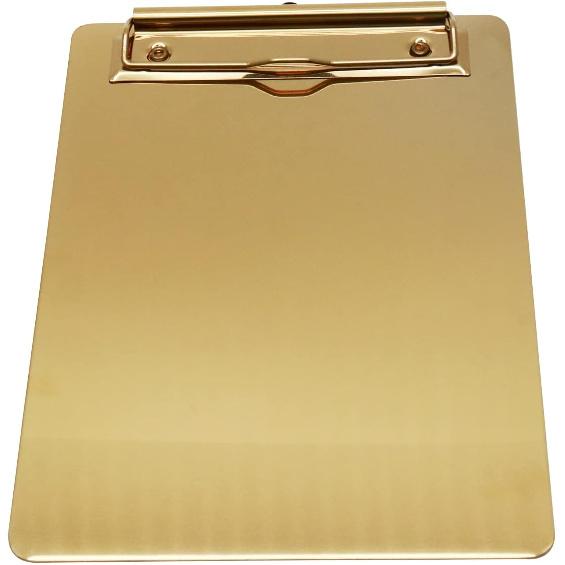 5.9x4.13 inch Stainless Steel Metal Clipboard,A4 and Letter Size Paper Clipboard for Home, Office, Hospital, Business