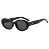 Three Stars Oval Sunglasses Women'S Insgm Anti-Ultraviolet Sunglasses Women'S Polarized Sunshade Ins Wind Uv400