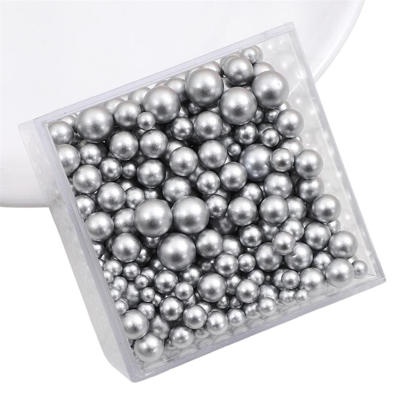 

3-8 мм 10/50 г случайные смешанные жемчужные бусины без отверстий, круглые бусины из АБС-пластика для рукоделия, изготовления ювелирных изделий 3-8mm 10g