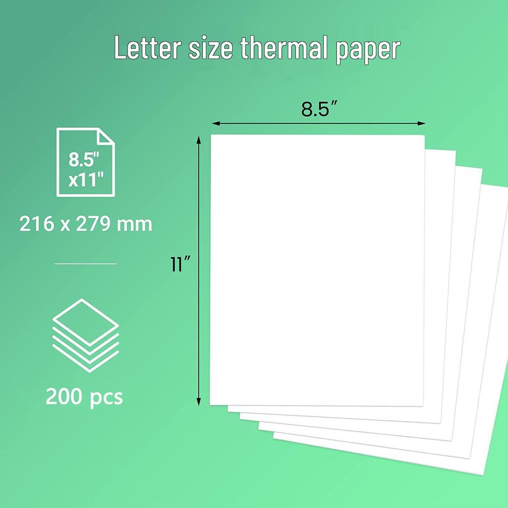 Phomemo Quick-Dry Thermal Tattoo Printing Paper - A4/A5/B5/Letter Sizes
