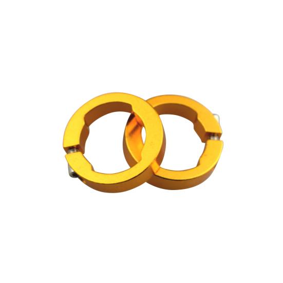 2Pcs Bicycle Grip Rings Fashion Appearance Replacement Aluminum Alloy Decoration Handlebar Locking Rings Bike Accessories