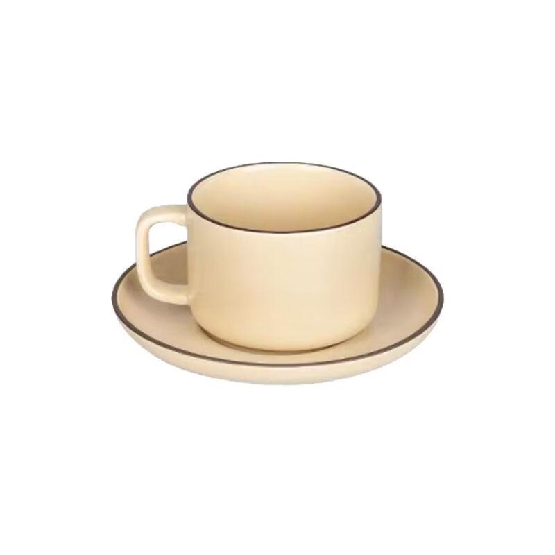 OLOEY Vintage Bone China Coffee Cup & Saucer Set