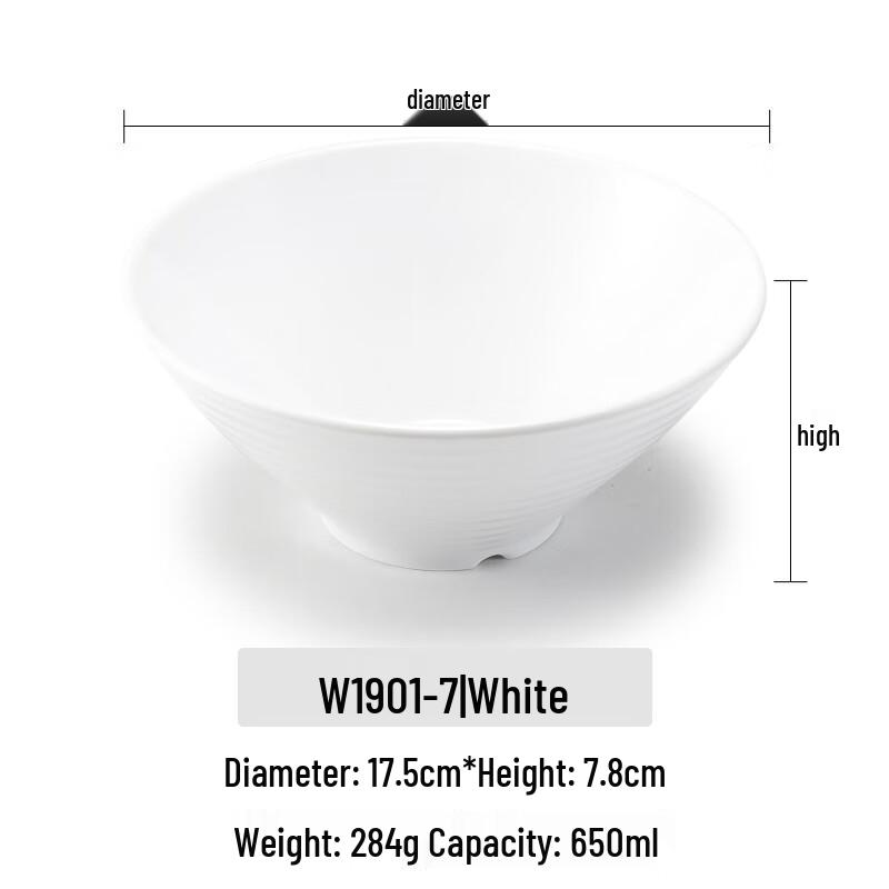 A5 Melamine Commercial Heat-Resistant Noodle Bowl