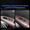 For Lexus RX 2016 2017 2018 2019 2020 2021 Real Soft Carbon Fiber Accessories Car Door Window Button Panel Sticker Interior Trim