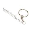 AUHX Metal Flute Keychain, Beautiful Flute Key Ring Gift, Practical Small Exquisite Gift for Hanging Keys or Decoration