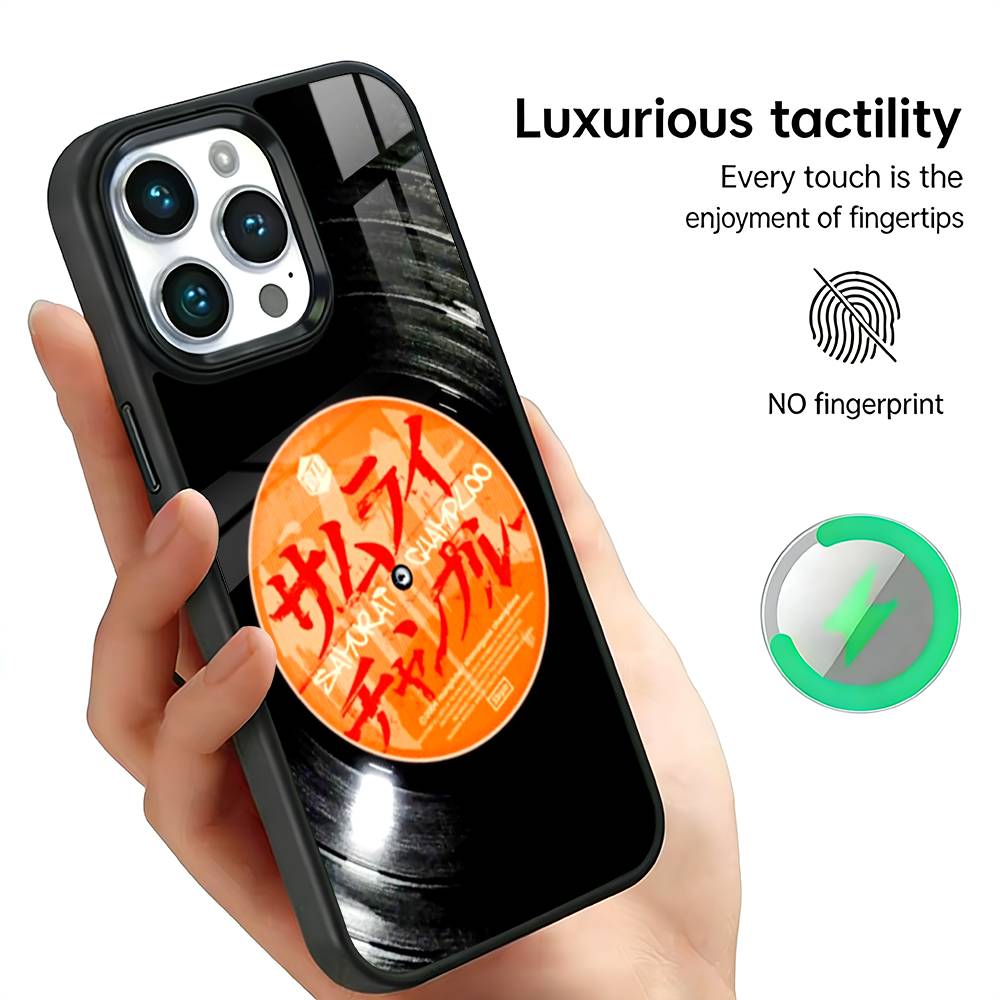 Anime S-Samurai C-Champloo Phone Case For iPhone17,16,15,14,13,12,11 Plus,Pro Max For Magsafe Wireless Charging