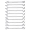 10PCS 20mm Opening Wrench Chrome Vanadium Steel Double Head Spanner Ratchet Wrench