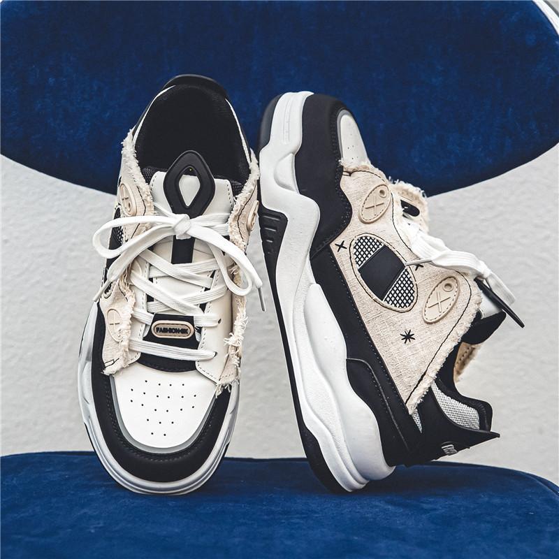 Men 's Casual Four Seasons Fashion Students Comfortable Sneakers Boys Trending Soft Sole Breathable Shoes