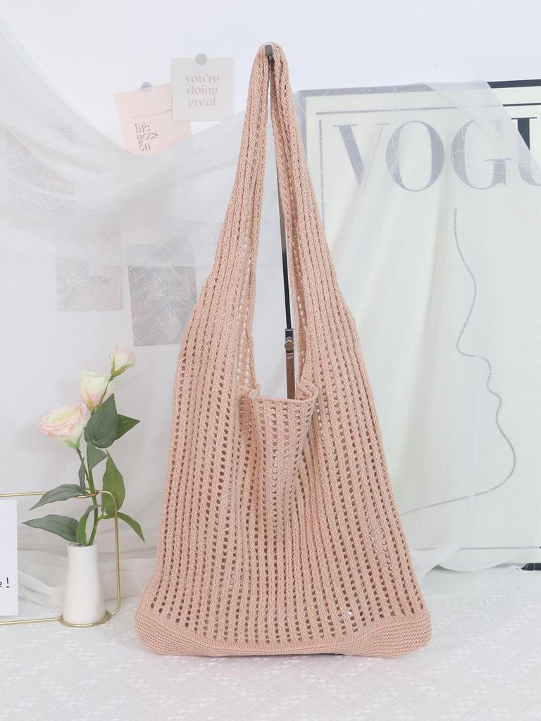Beach Outing Eco-Friendly Mesh Storage Bag - Large Capacity, High Quality for Women