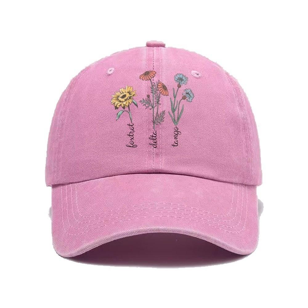 Casual Dad Sun Hat Vintage Snapback Cap Fashion Printed Baseball Cap  Outdoor Activities