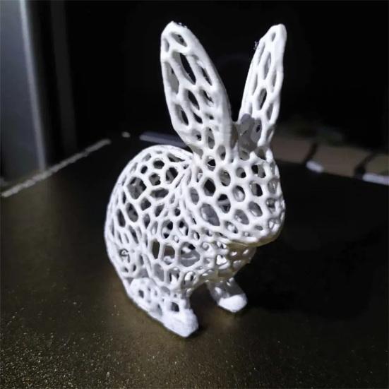 Easter Hollow Bunny Figurine 3D Printed Rabbit Statue for Home Office Table Bookshelf Decor Spring Party Supplies