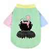 1 Pc Halloween Pet Shirts Cute Ghost Pumpkin Print T‑Shirt Cats & Dogs Costume Festival Apparel For Party Cosplay