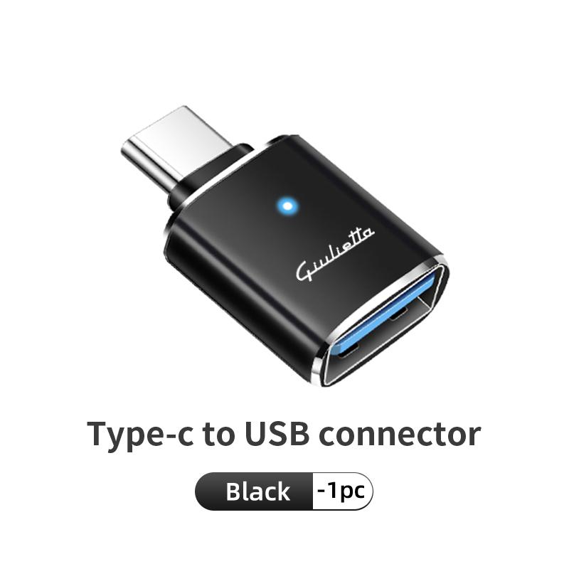 Car Stickers For Alfa Romeo For Alfa Romeo Car Type-C To USB Power Adapter Fast Data Transfer and Charging Adapter 159 Giulietta