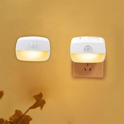 1Pcs LED Nachtlicht EU Stecker In Smart Motion Sensor Licht Wand Lampe Für Home Flur Treppen Küche Schlafzimmer nacht YSL