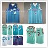 Charlotte Hornets 2 LaMelo Ball Trikot Herren Damen Basketball Uniform City Edition Gestickt Baumwolle