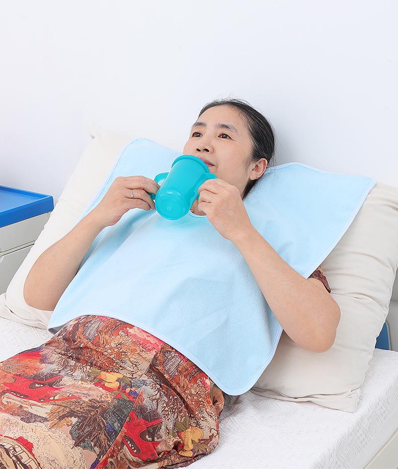 Waterproof Adult Drool Bib for Elderly - Leak-Proof Dining Apron