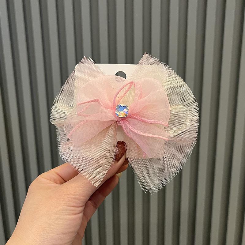 

Заколка для волос с бантом феи для девочек: Сетчатый пучок в стиле принцессы