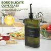 2Pcs Olive Oil Dispenser 500 ml Glass Oil Bottle Seasoning Bottle Vinegar Bottle Condiment Container Kitchen Cooking Gadgets